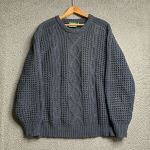 Gaeltarra Handloomed Wool Cabled/Fisherman Sweater. Size 40" Chest.
